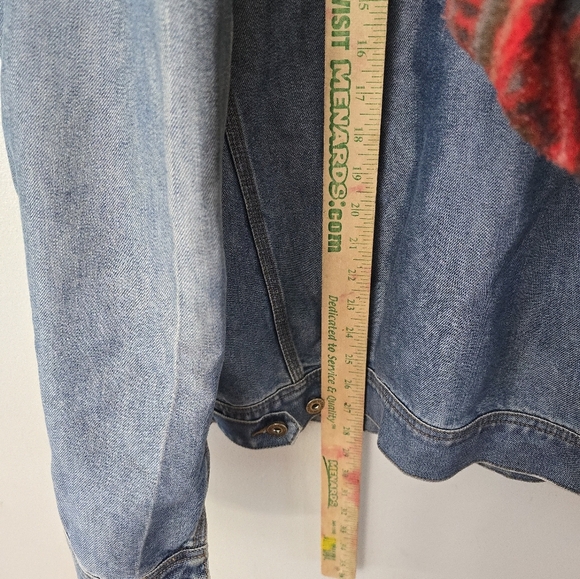 Guess Vintage 90's Y2K Jean Denim Trucker Jacket Mens XXL - Picture 13 of 15